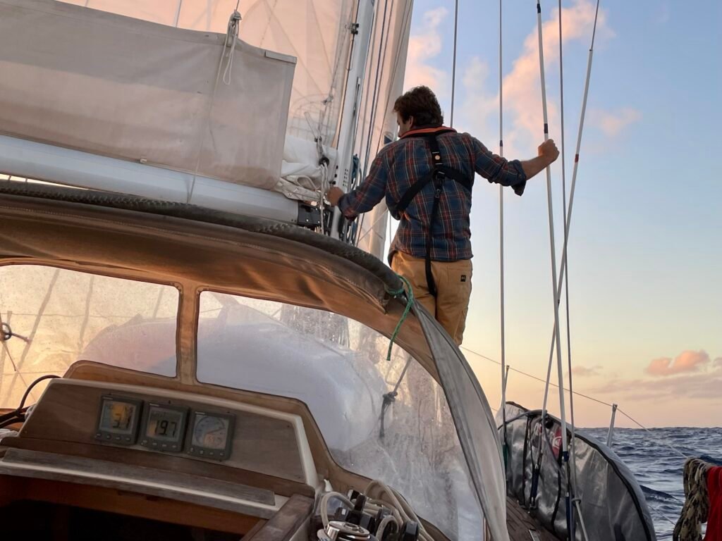 Mainsail trimming - private lesson with Panache Sailing